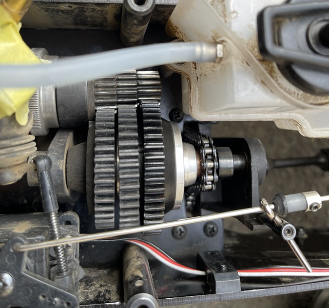 修理後 - 変速ギア交換完了、走行チェックと変速タイミング調整済み